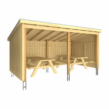 Nordic madpakkehus 9,5 m² - Type 1C